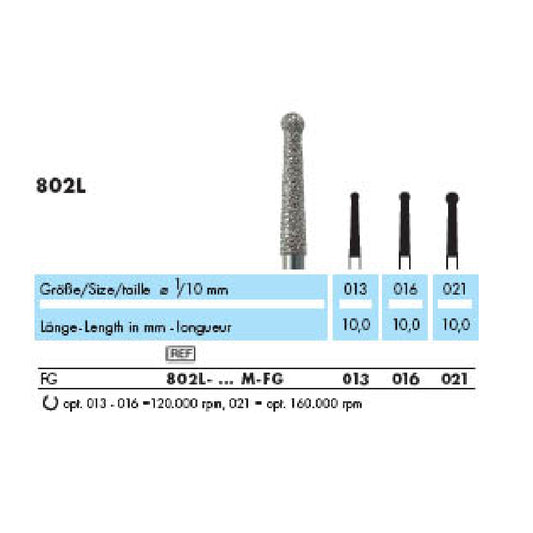 Pallina a cono allungato · 802L