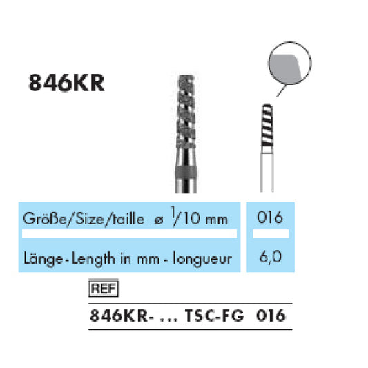 Cono, punta arrotondata, Turbo · 846KRT