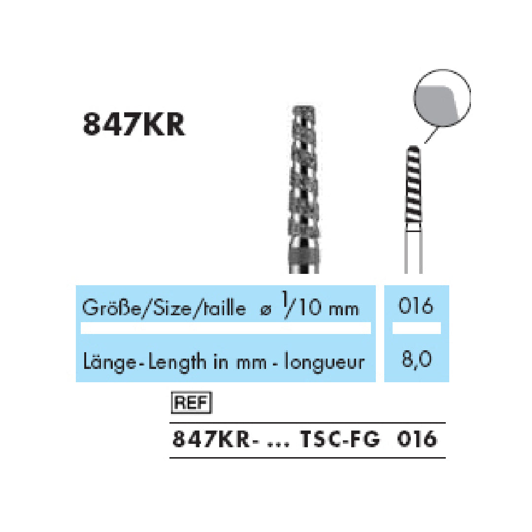 Cono, punta arrotondata, Turbo · 847KRT